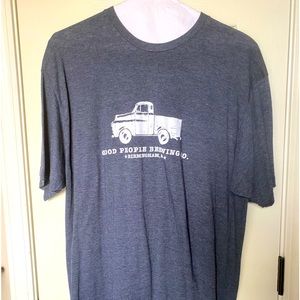 GOOD PEOPLE BREWING CO Birmingham AL Blue Short Sleeve T XXL